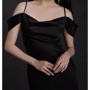 BHLDN Ira Satin Charmeuse Dress